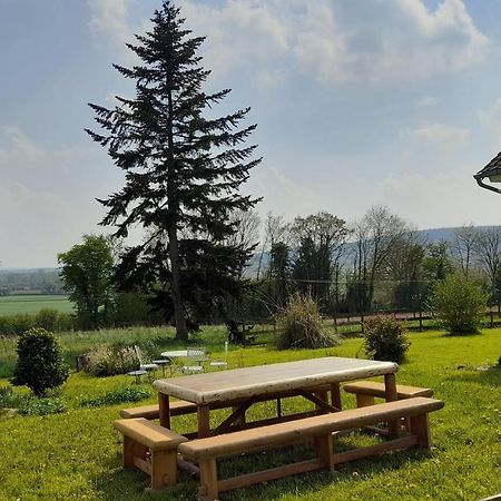 Gite Cottage Chaleureux En Pleine Campagne Vue Sur Les Monts Et Forets Et Le Chateau De Carrouges Kültér fotó