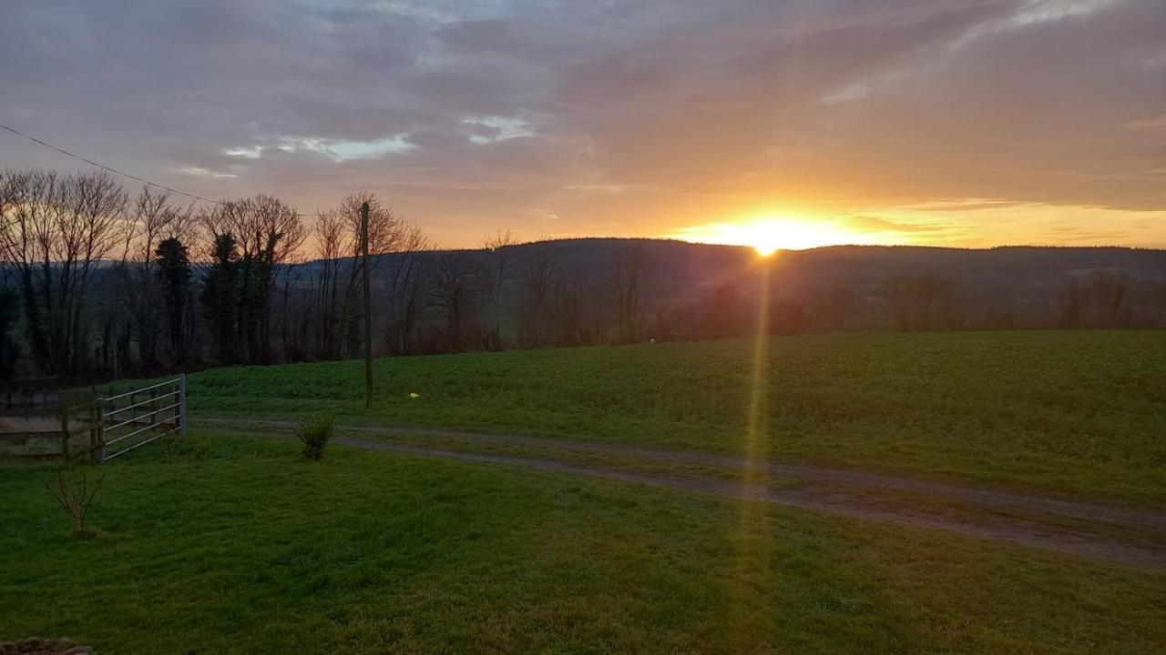Gite Cottage Chaleureux En Pleine Campagne Vue Sur Les Monts Et Forets Et Le Chateau De Carrouges Kültér fotó